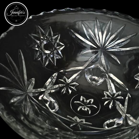 Anchor Hocking Vintage 60'/70's Clear Glass Bon-Bon Dish or Candy Dish - Picture 4 of 10